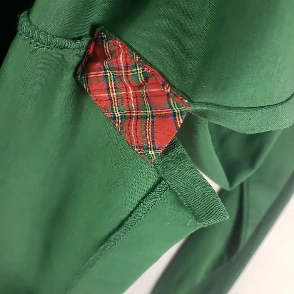 Ralph Lauren Polo Golf Shirt Mens L Green Long Sleeves Cotton